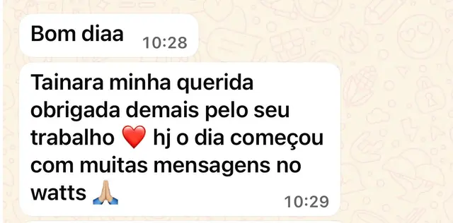 Mensagem de cliente: o dia começou com muitas mensagens no WhatsApp